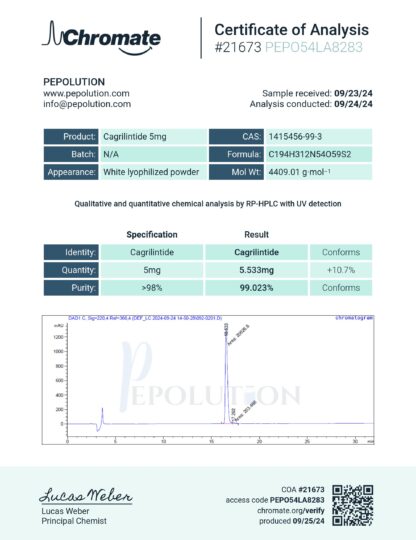 Cagrilintide 5mg coa