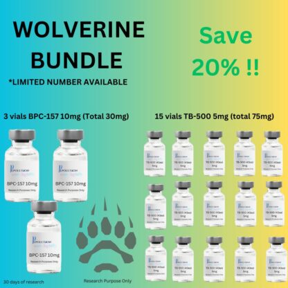 Wolverine Bundle BPC-157 10mg PLUS TB500 (TB-4) 5mg