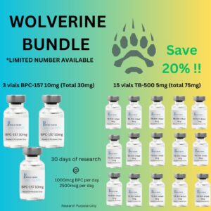 Wolverine Protocol Bundle BPC-157 10mg PLUS TB500 (TB-4) 5mg