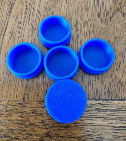 3ml Vial Caps for Peptide Storage - set of 5 blue - Image 2