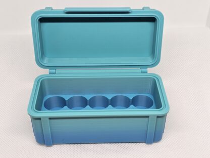 Peptide Storage 10-Vial Case blue green