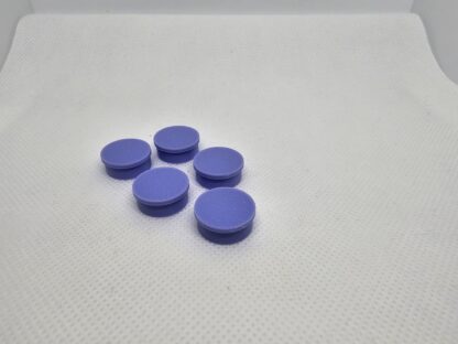 3ml Vial Caps for Peptide Storage - set of 5 purple - Image 2