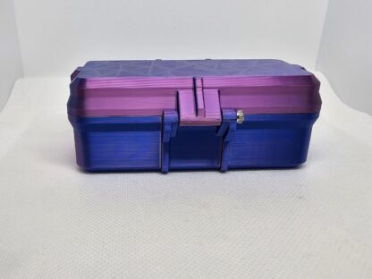 Peptide Storage Case 10-Vial hinged single clasp Silky purple magenta - Image 11