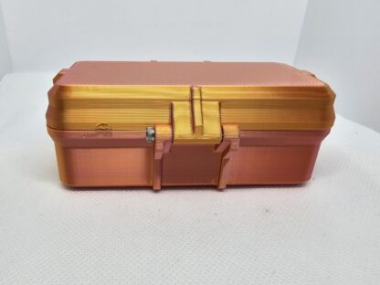 Peptide Storage hinged single clasp 10-Vial Case Silky Pink Gold - Image 4