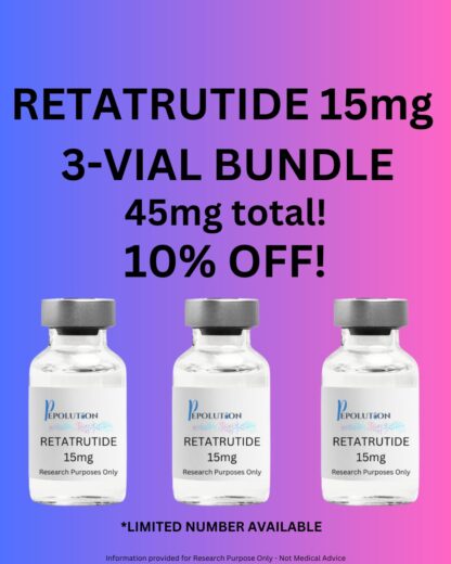 Retatrutide 15mg 3-vial Bundle