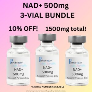 NAD+ 500mg 3 VIAL BUNDLE