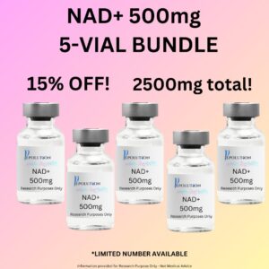 NAD+ 500mg 5 VIAL BUNDLE