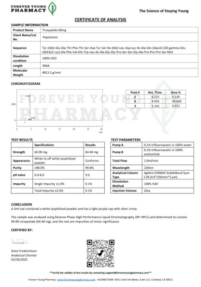 Tirzepatide 60mg (Tirz) - Image 2