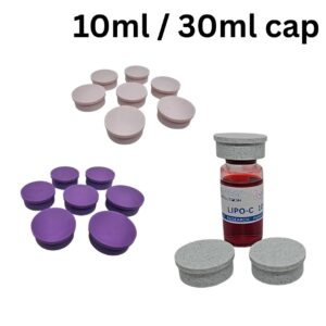 10ml Vial Caps for Peptide Storage - set of 2