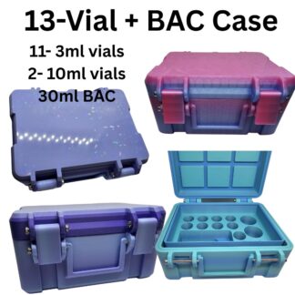 13-vial & BAC Peptide Storage Case