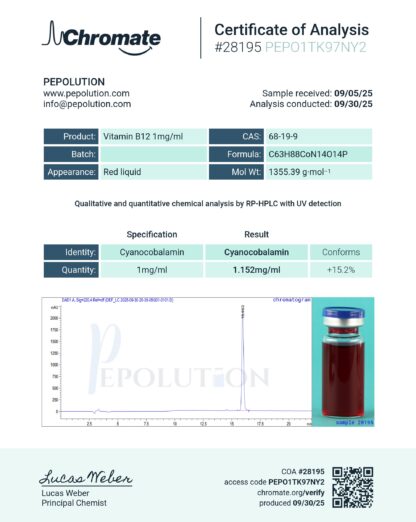 B-12 (cyancobalamin) 10ml - Image 2