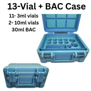 13-vial & BAC Peptide Storage Case